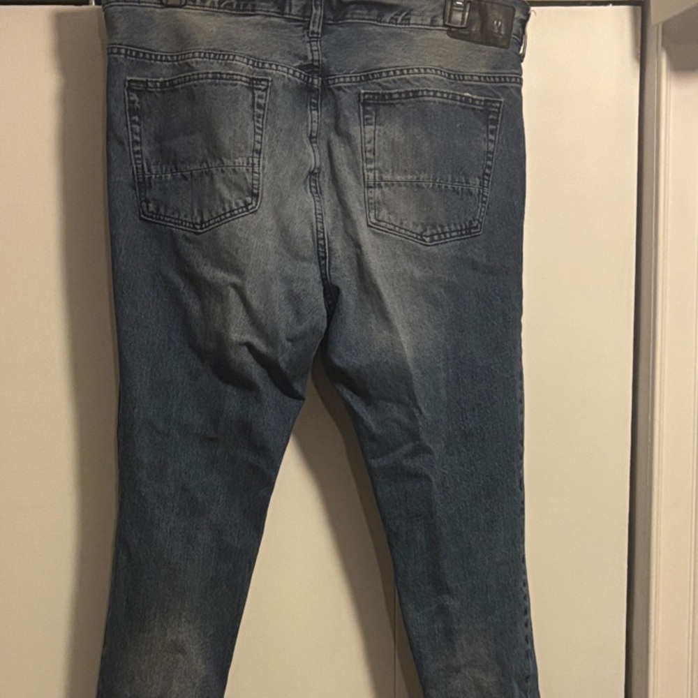 PacSun Ripped Blue Skinny Jeans - Picture 4 of 6